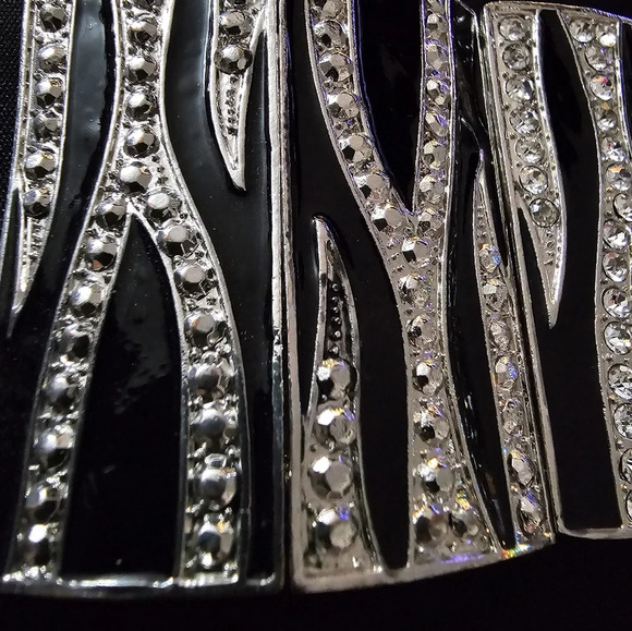 Cuff Bracelet black/silver - Picture 3 of 8